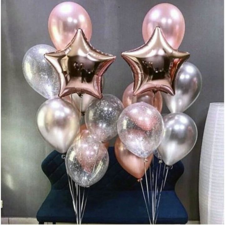 Фонтаны шаров "Double Star" с доставкой в Краснодаре