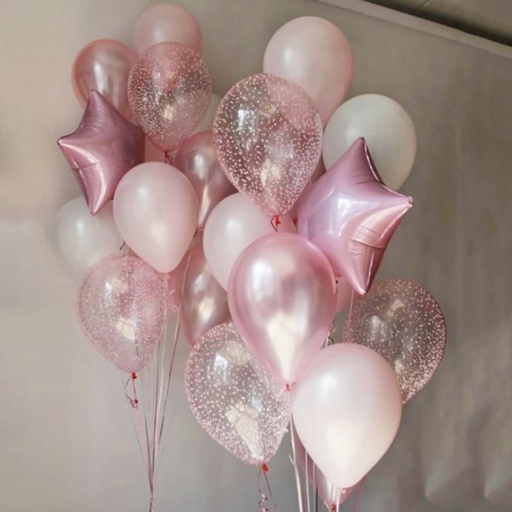 Фонтаны шаров "Pink" в Краснодаре