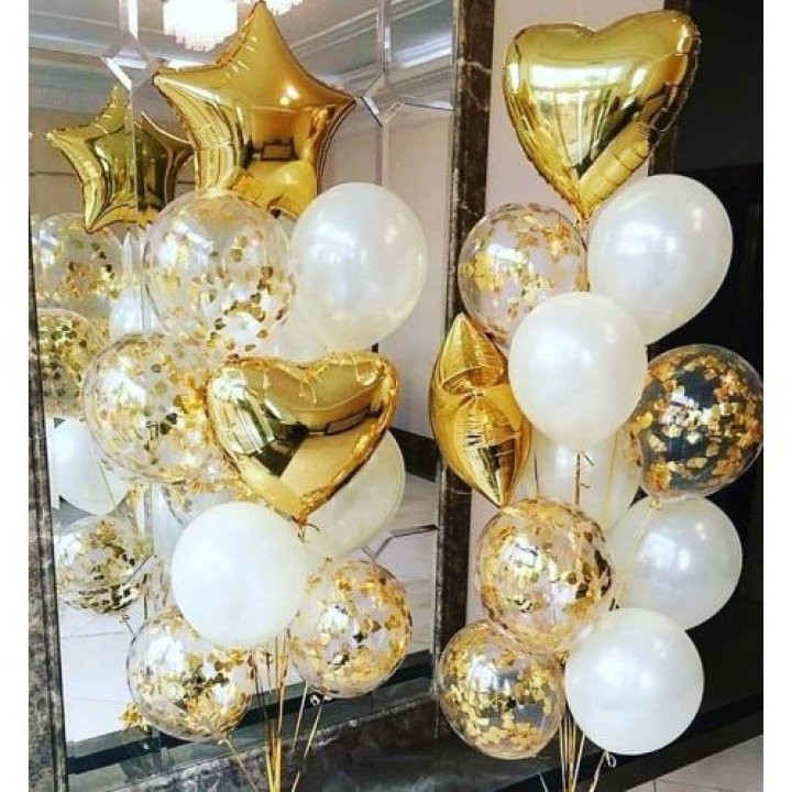 Фонтан шаров "Hello. It's me..." в Краснодаре