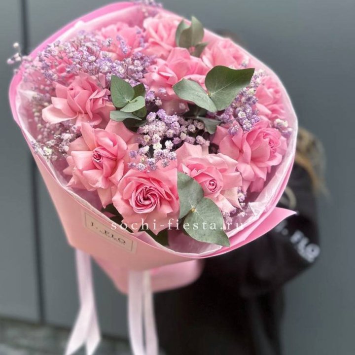 Розовые французские розы PinkNice в Краснодаре