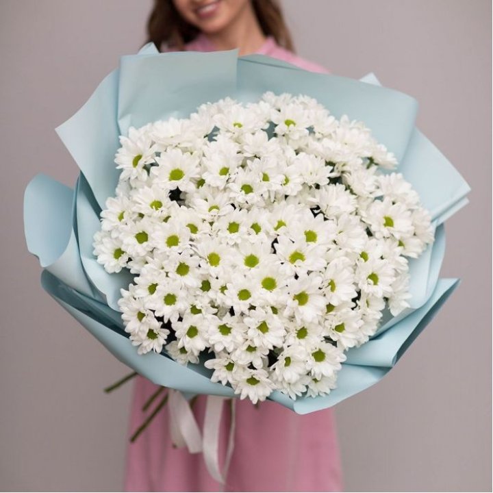  Букет хризантем Bon-Bon в Краснодаре