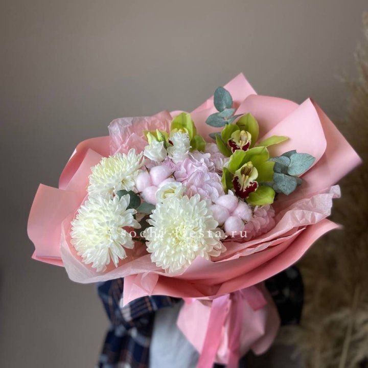  Букет с орхидеями Вита в Краснодаре