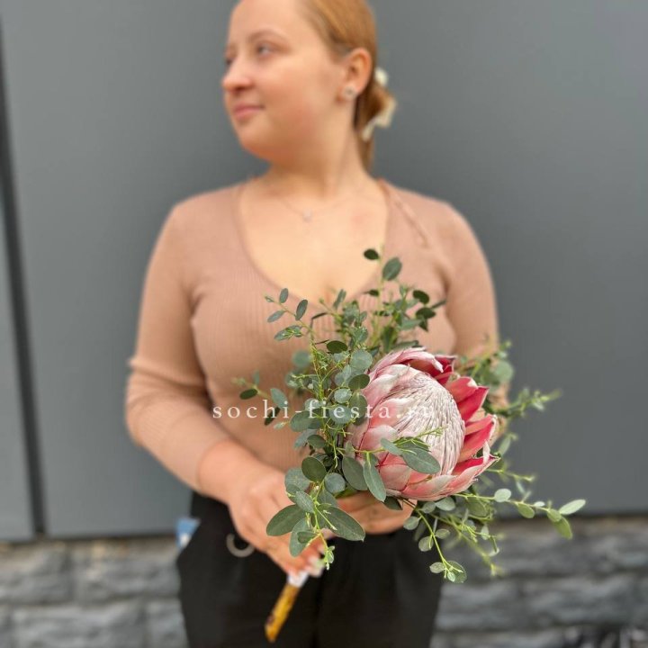 Свадебный букет "Протея" в Краснодаре