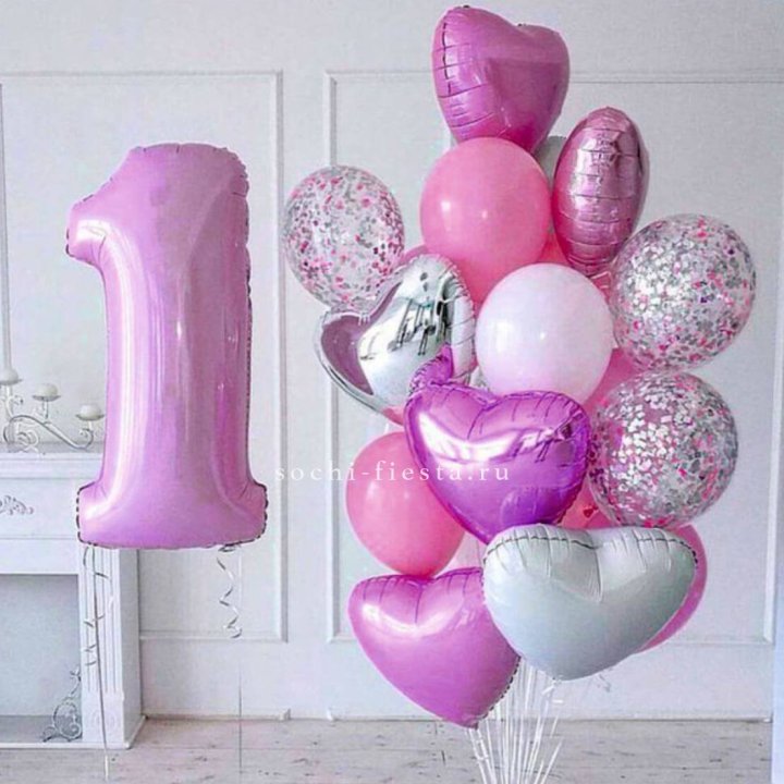 Набор шаров "Happy Birthday" в Краснодаре