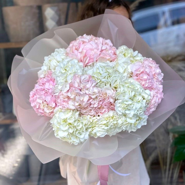 Букет гортензий WOW 3 с доставкой в Краснодаре