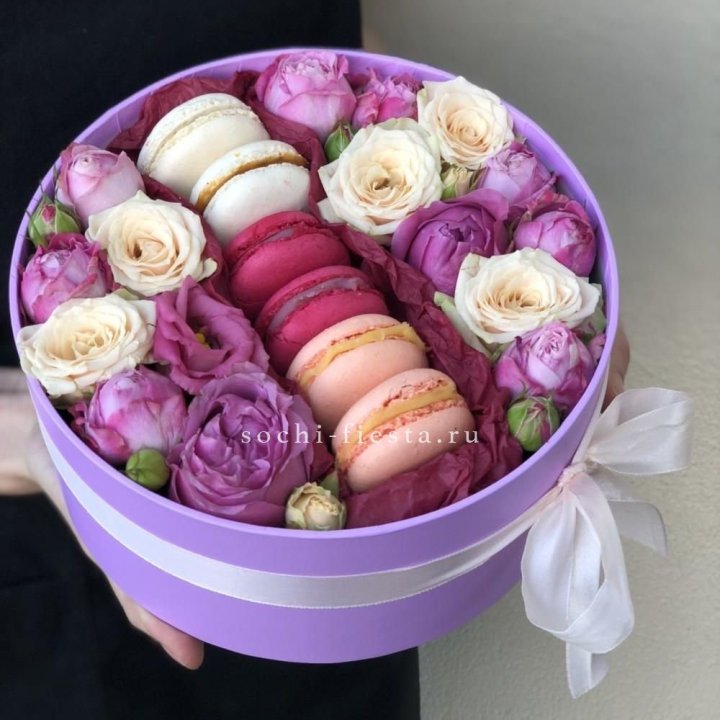 Цветочный бокс "Lavanda" в Краснодаре