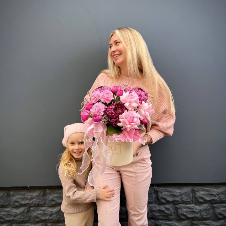 Цветочный бокс Альба в Краснодаре