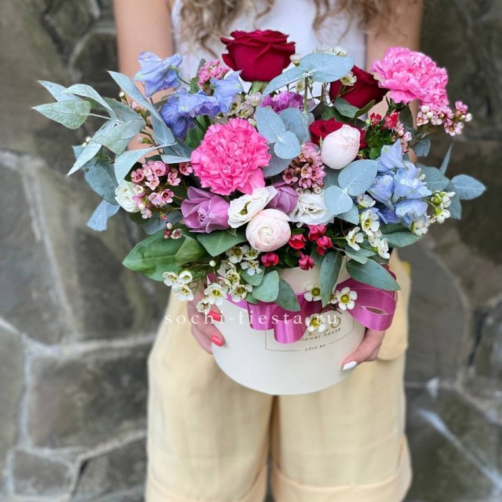 Цветочный бокс №4 в Краснодаре