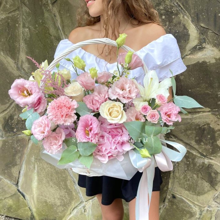 Авторская корзина Mia в Краснодаре