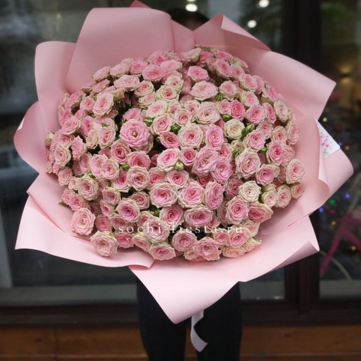 51 кустовая роза Twister в Краснодаре