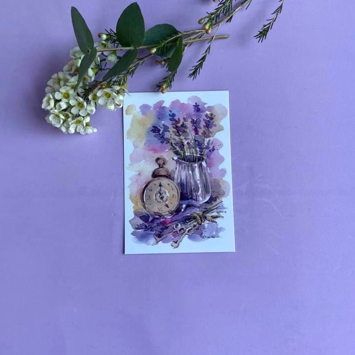 Открытка к букету "Clock" в Краснодаре