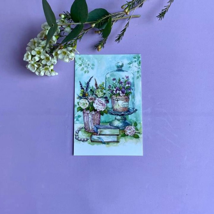 Открытка к букету "Books" в Краснодаре