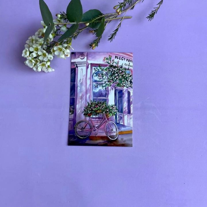 Открытка к букету "Pink" в Краснодаре