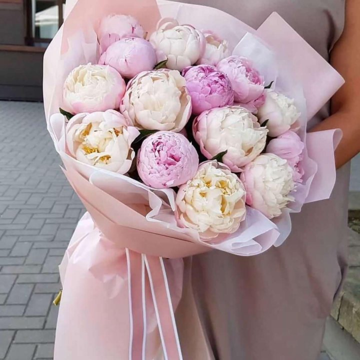 Букет пионов Marshmellow в Краснодаре