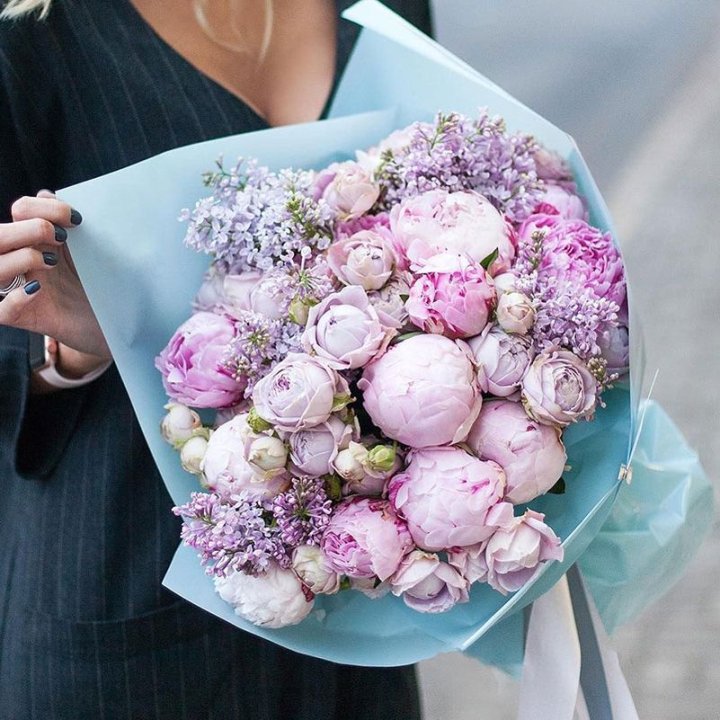 Букет "Blue lagoon" в Краснодаре