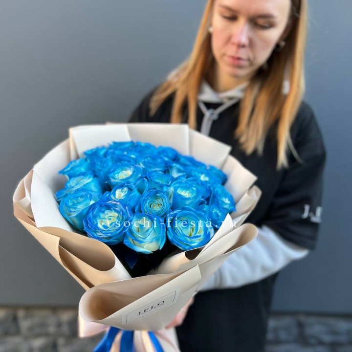 Букет синих роз Blue Lagoon в Краснодаре