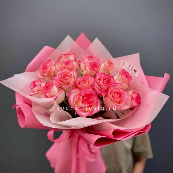 15 роз "Джумилия" в Краснодаре