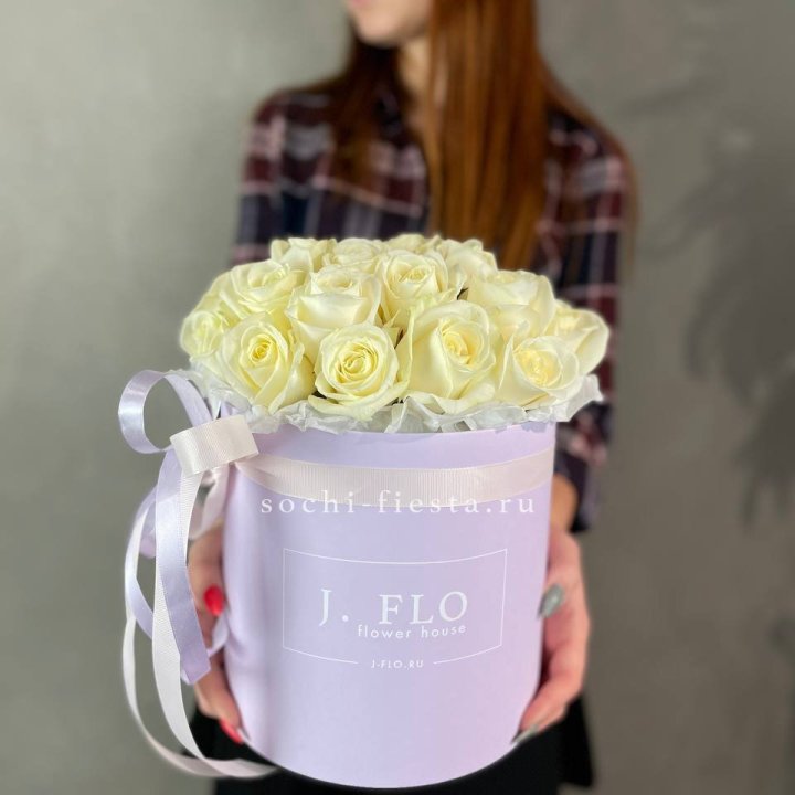 25 роз в Цилиндре BLUE в Краснодаре