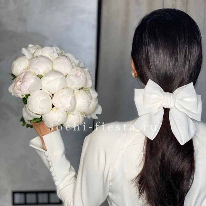 Свадебный букет пионов в Краснодаре