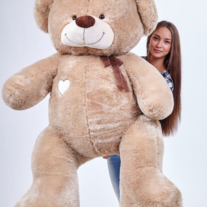 Бурый плюшевый мишка XL в Краснодаре