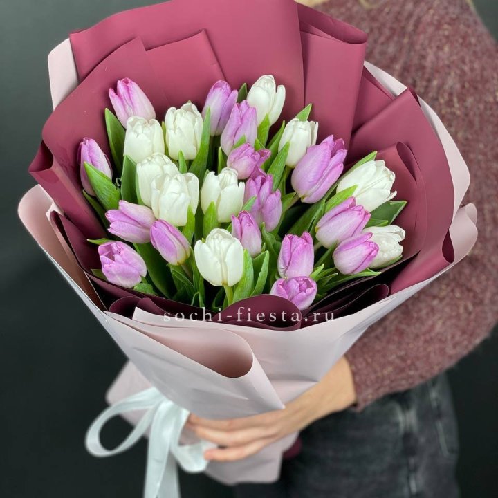 25 тюльпанов MIX в Краснодаре