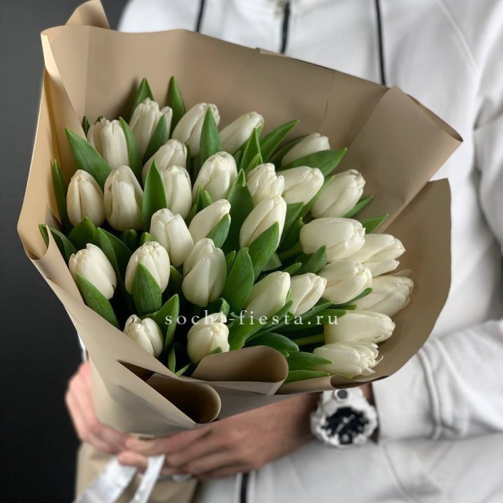 Букет из тюльпанов - количество на выбор в Краснодаре